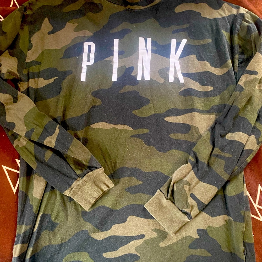 PINk camo long sleeve